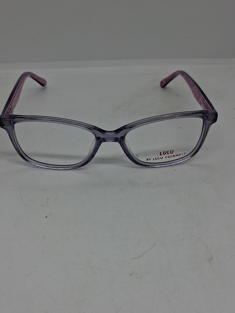 NWOT Rxable Kids LULU Guinness LK029 Purple Eyeglass Frames